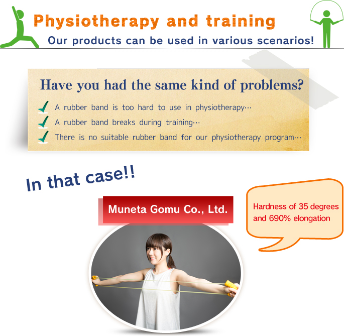 Physiotherapy and training　Have you had the same kind of problems?